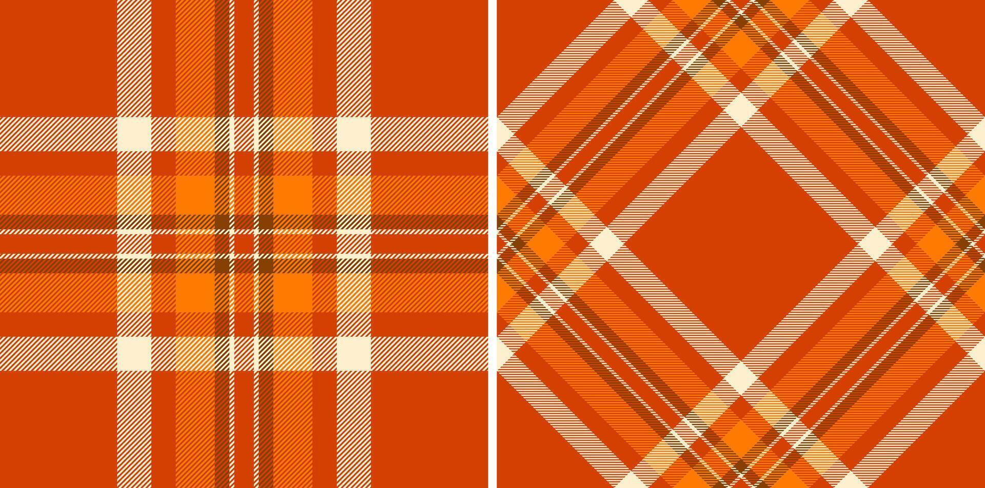 Hintergrund Tartan nahtlos von Stoff Muster Plaid mit ein prüfen Textur Textil- Vektor. vektor