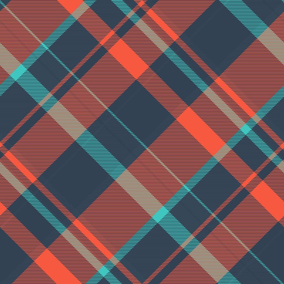 Vektor nahtlos Stoff von prüfen Textil- Tartan mit ein Muster Plaid Hintergrund Textur.