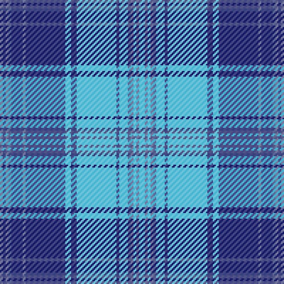 Kleid Hintergrund Vektor Plaid, Stil Textil- Muster überprüfen. klassisch Tartan Textur nahtlos Stoff im Blau und cyan Farben.