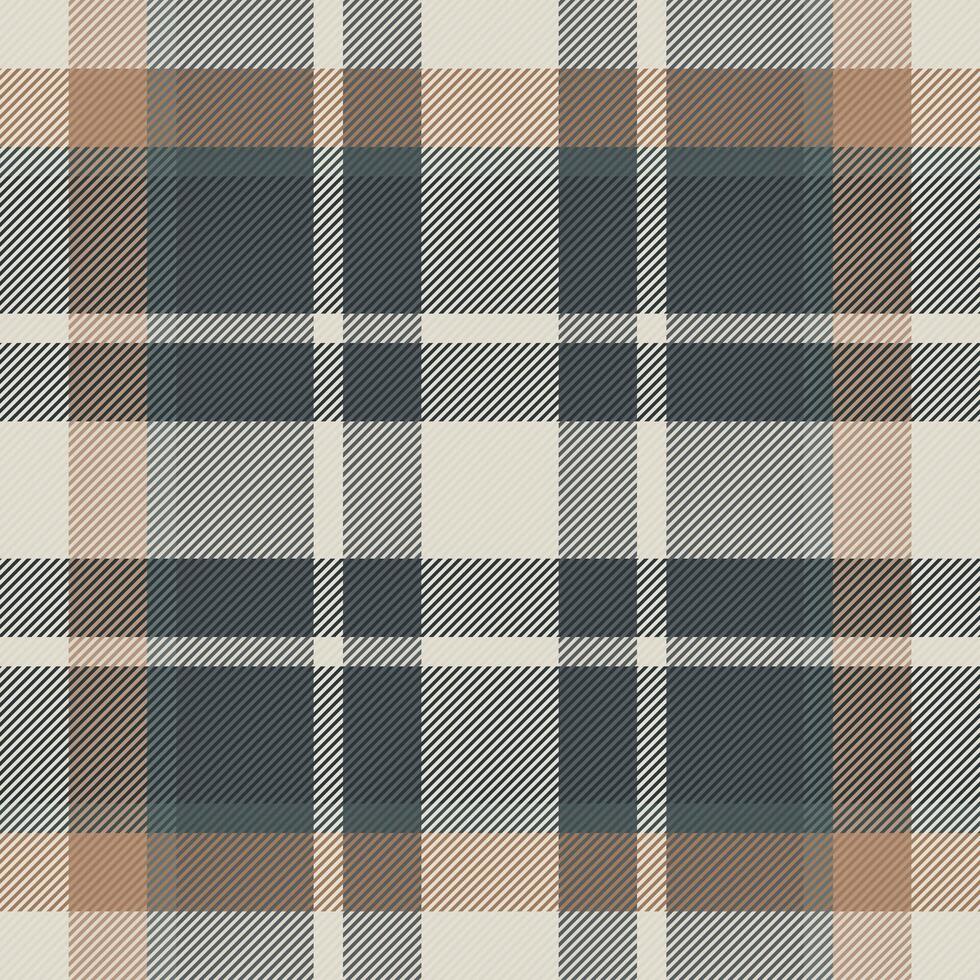 Tartan Textur Textil- von Hintergrund Muster Stoff mit ein Plaid Vektor nahtlos überprüfen.