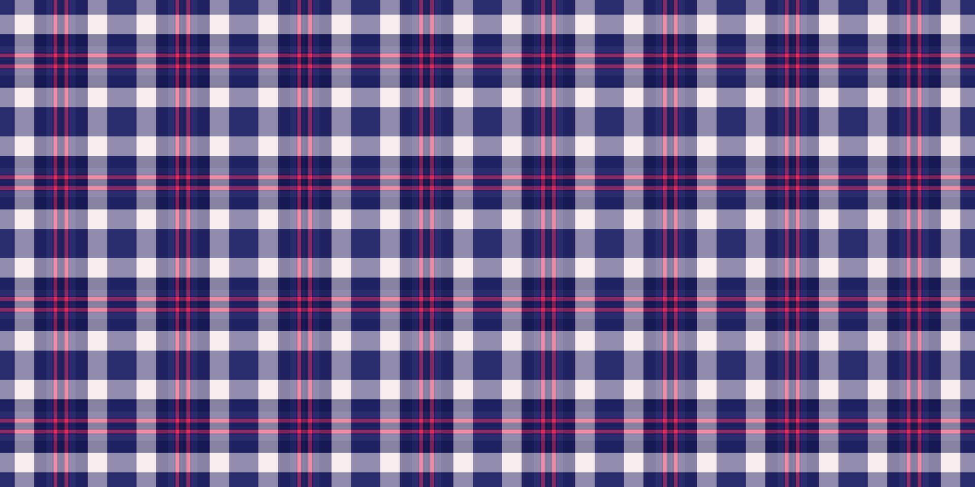 Drucken Plaid Hintergrund überprüfen, Wohnzimmer Textur nahtlos Schottenstoff. ausdrucken Stoff Muster Textil- Vektor im Blau und Pastell- Farben.