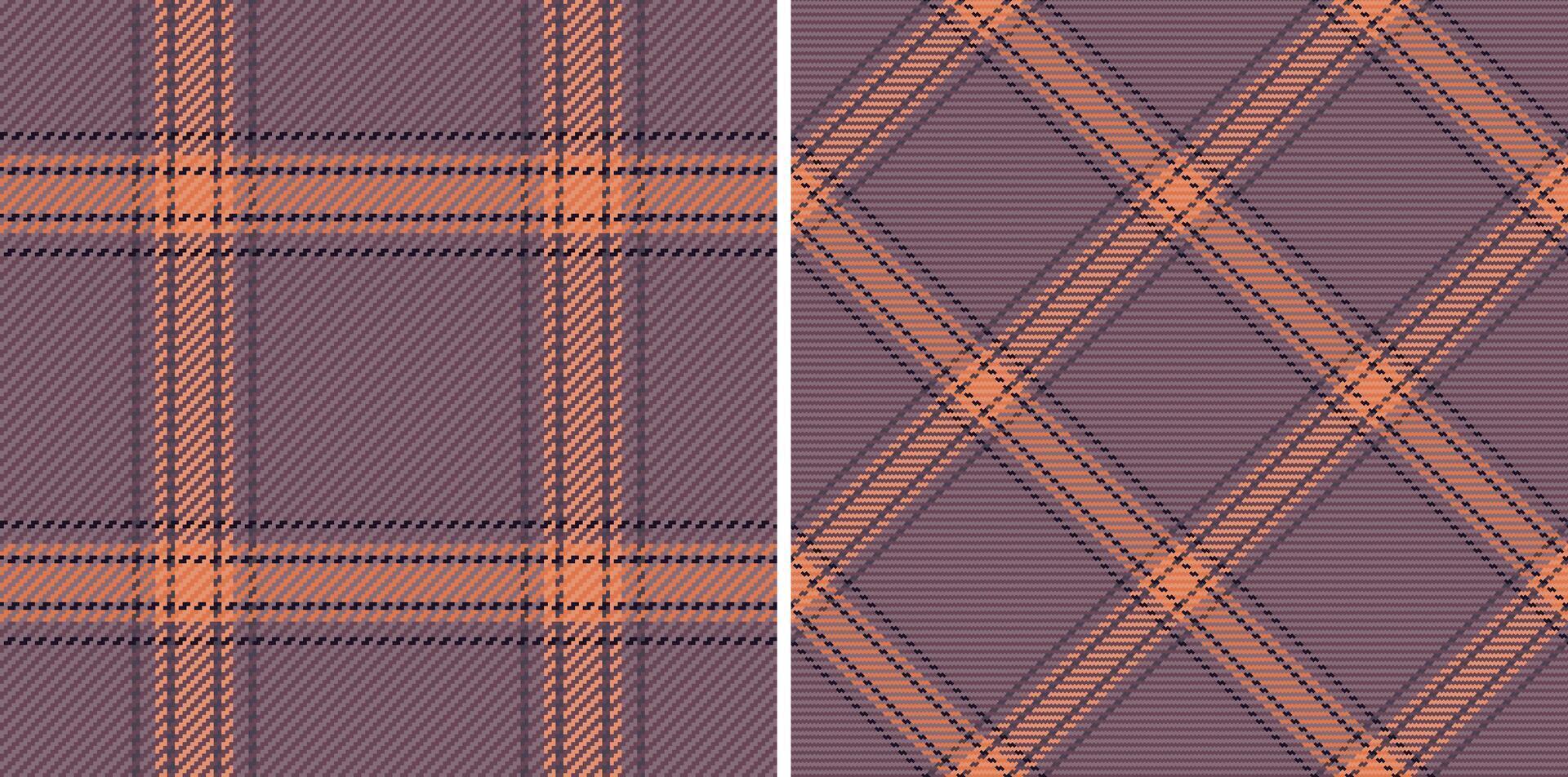 pläd textur mönster av textil- kolla upp vektor med en sömlös tartan tyg bakgrund.