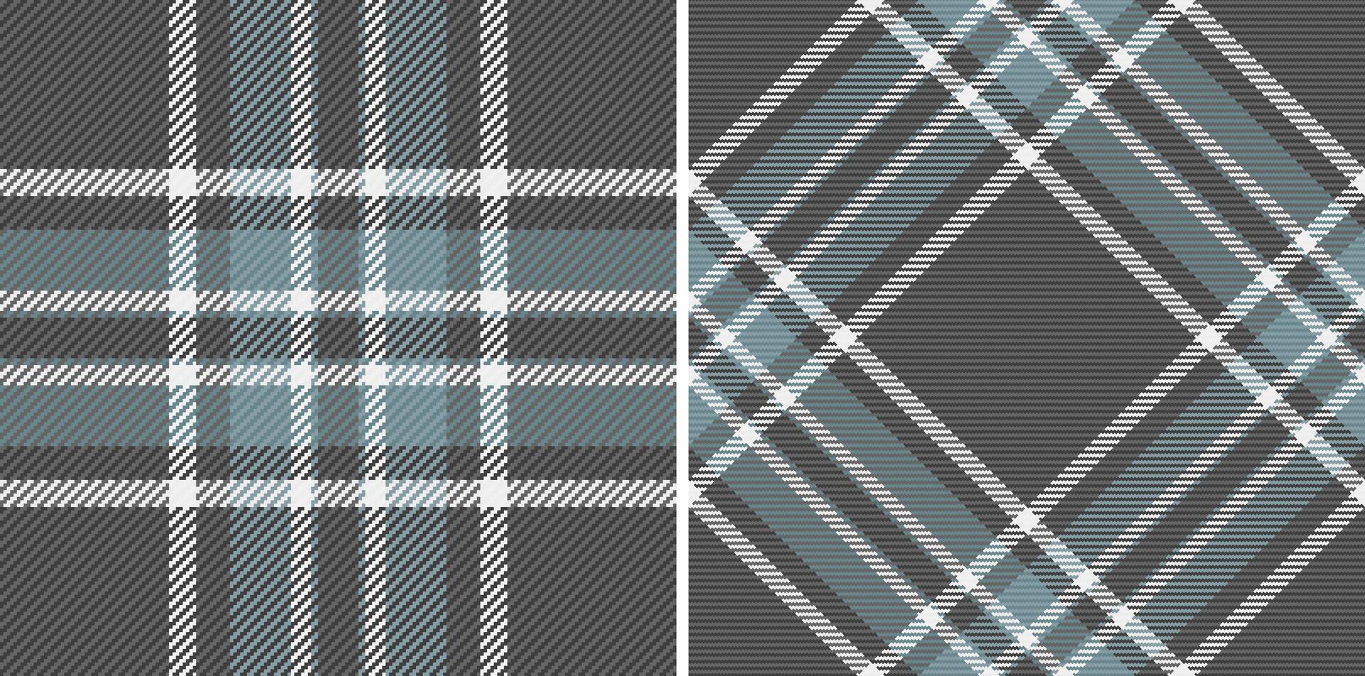 pläd tartan mönster av sömlös textur textil- med en vektor kolla upp tyg bakgrund.