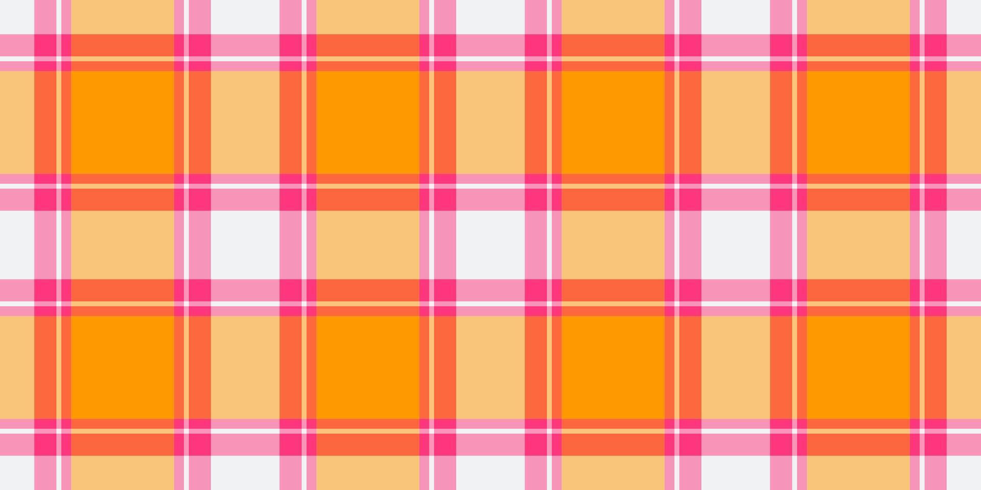 xmas sömlös bakgrund textil, spädbarn tyg kolla upp mönster. kontroll pläd tartan vektor textur i rosa och röd färger.