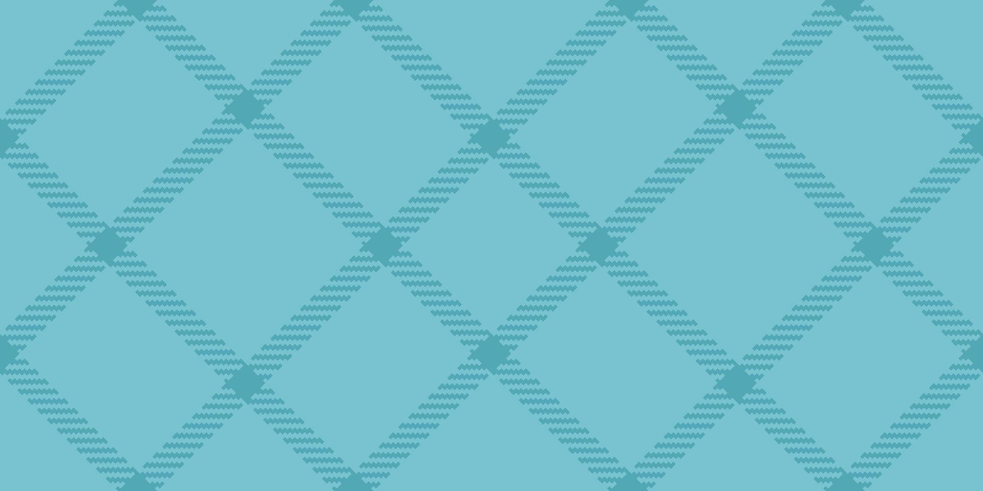 Farbstoff nahtlos Tartan Hintergrund, Valentinsgrüße Tag Vektor Stoff Textil. Krawatte Textur Plaid Muster prüfen im cyan Farbe.