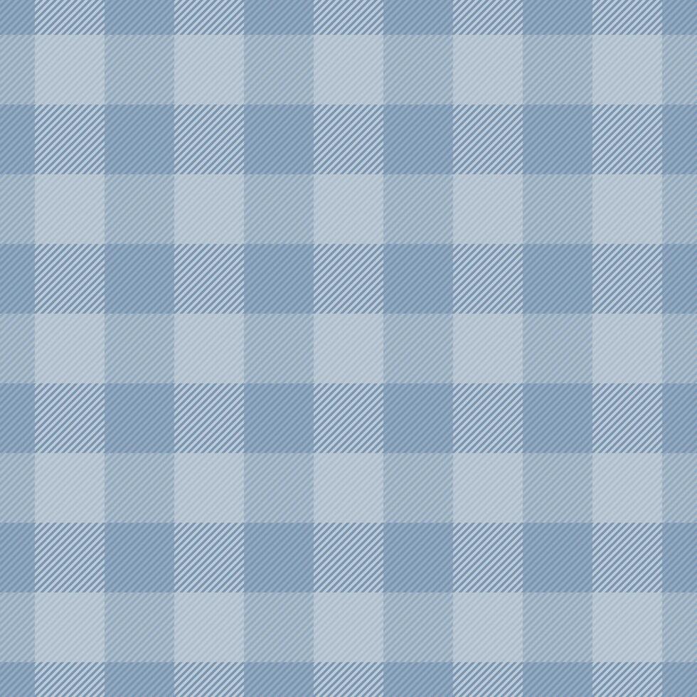 Knoten Plaid Muster Textur, Couch Stoff Textil- Hintergrund. Essen Zimmer nahtlos prüfen Vektor Tartan im Pastell- und cyan Farben.