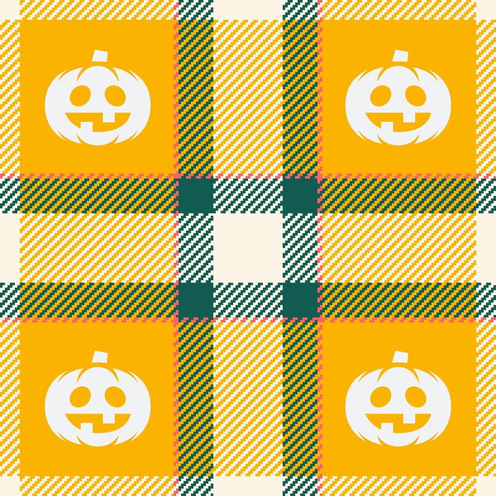 halloween sömlös bakgrund med pumpa för textil- tyg design, omslag papper, hemsida tapeter, textilier, tapet och kläder. vektor