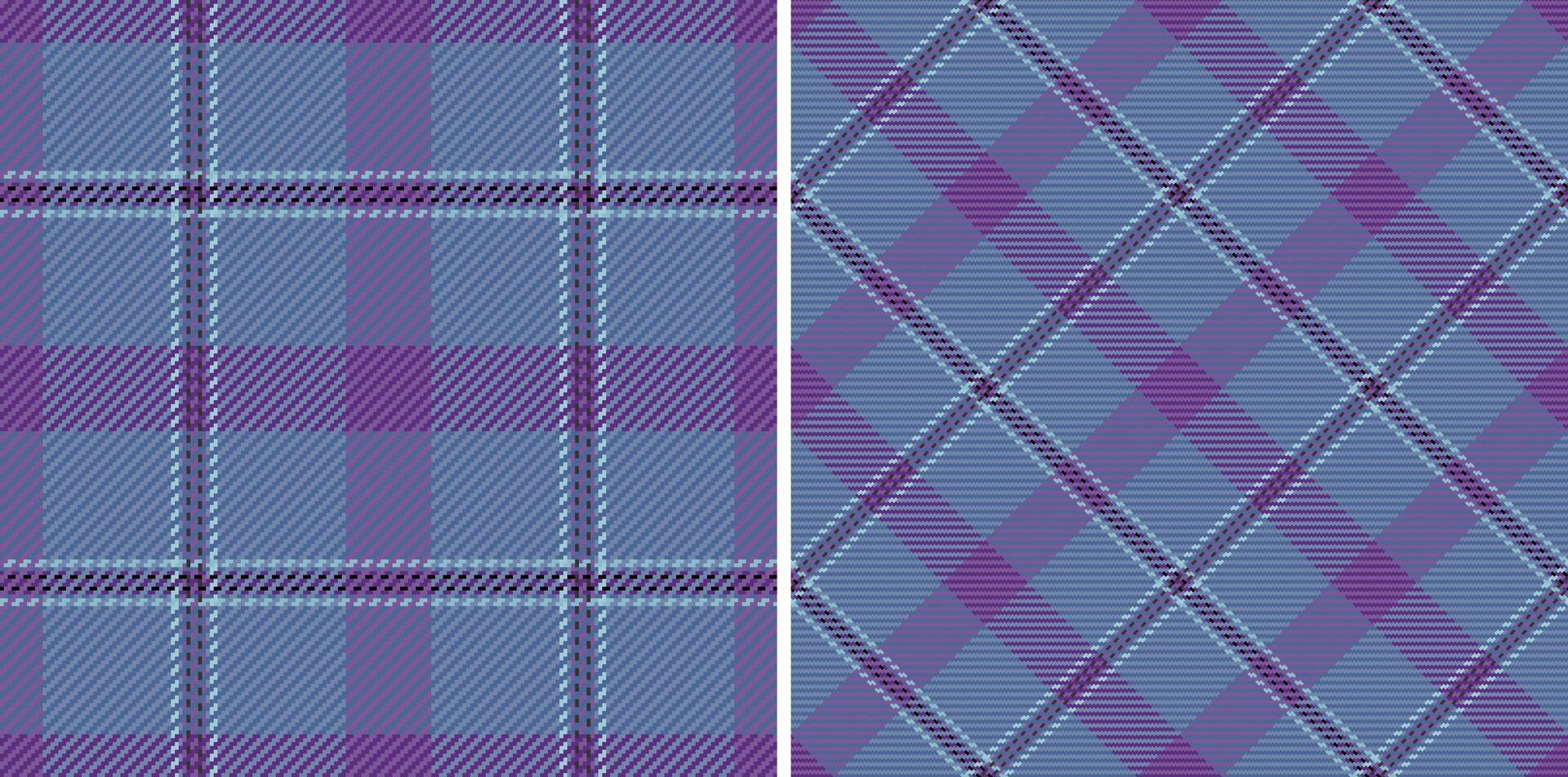 mönster vektor sömlös av pläd tartan textur med en tyg bakgrund kolla upp textil.