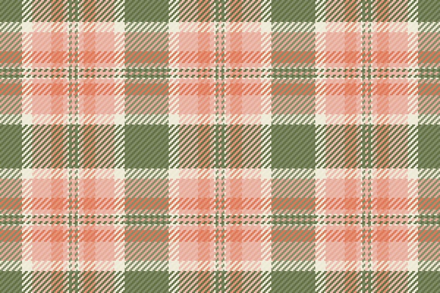 checkar mönster textur pläd, vadderad vektor kolla upp sömlös. linjär textil- tartan bakgrund tyg i ljus och röd färger.