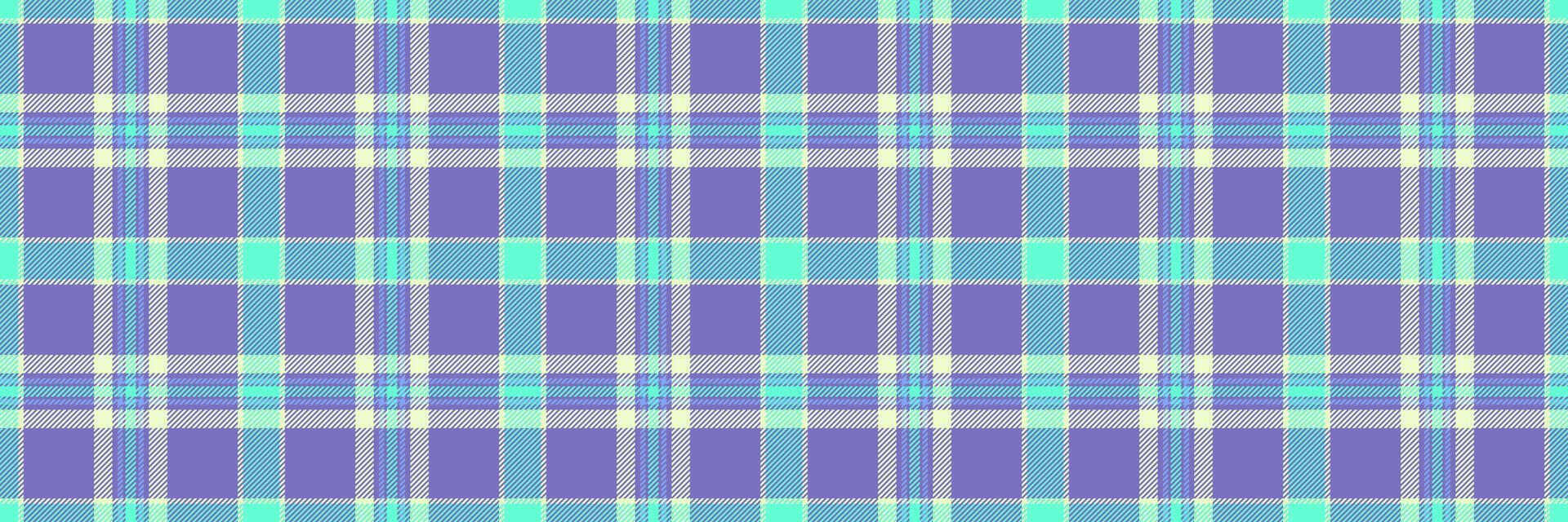 ziemlich prüfen Tartan Textur, Netzwerk Textil- Muster Vektor. formal Plaid nahtlos Stoff Hintergrund im Indigo und Licht Farben. vektor