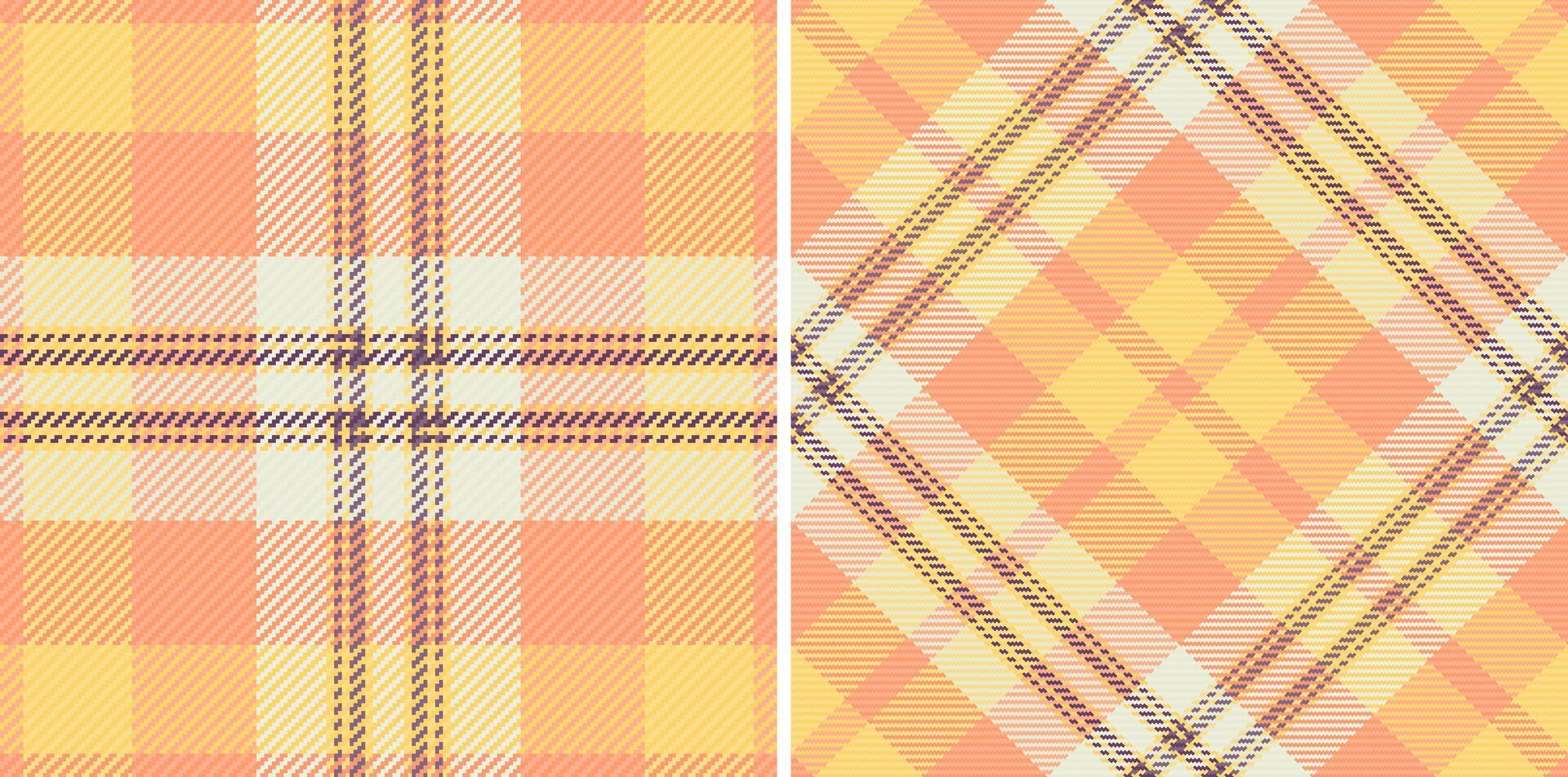 mönster bakgrund kolla upp av pläd tyg sömlös med en textur tartan textil- vektor. vektor