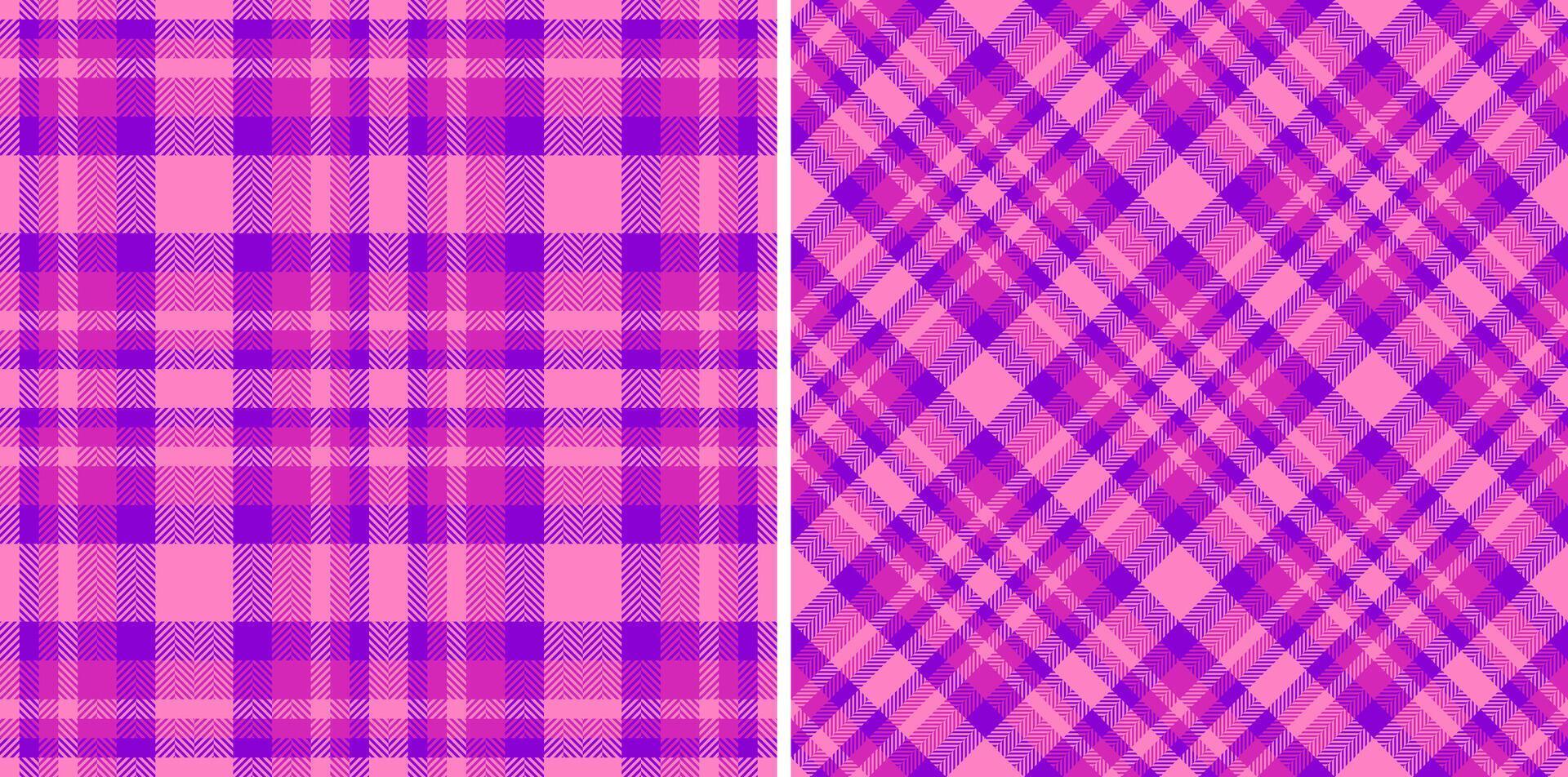 nahtlos Vektor Muster von Stoff Tartan Textil- mit ein prüfen Textur Plaid Hintergrund.