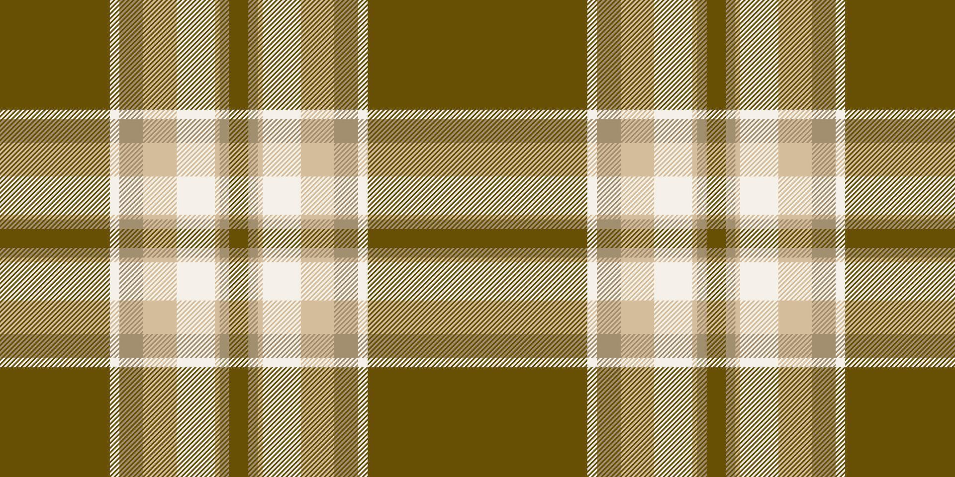 Idee Muster Stoff Vektor, Landschaft Textur prüfen Plaid. Zelle Textil- Tartan nahtlos Hintergrund im Gelb und Leinen- Farben. vektor