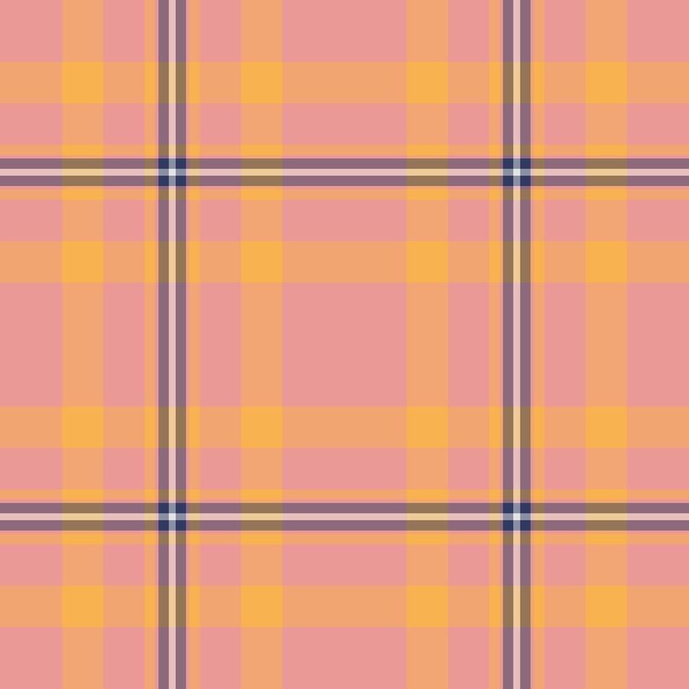 Tartan Stoff prüfen von Muster Textil- nahtlos mit ein Vektor Textur Plaid Hintergrund.