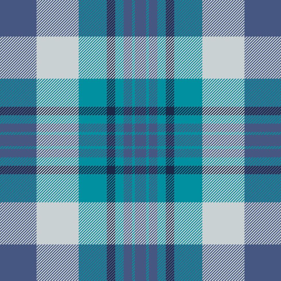 Vektor Hintergrund prüfen von Textur Stoff nahtlos mit ein Tartan Textil- Muster Plaid.