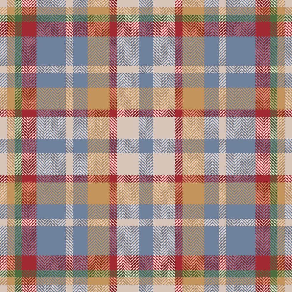 pläd kolla upp mönster. sömlös tyg textur. tartan textil- skriva ut. vektor