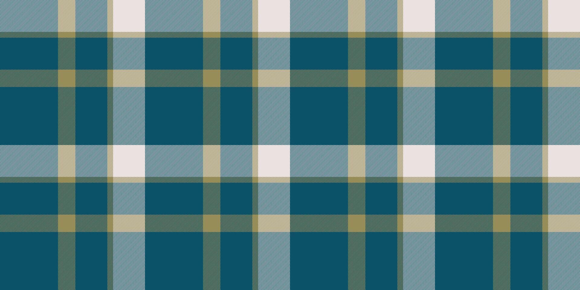 echt Tartan Stoff Vektor, Neugeborene Textil- Plaid überprüfen. Rau Hintergrund Muster Textur nahtlos im cyan und Weiß Farben. vektor