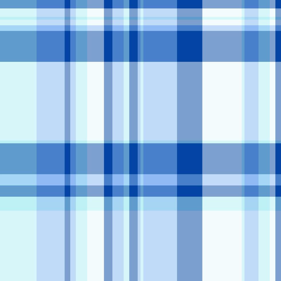 kompliziert Textur Hintergrund nahtlos, Geschäft Muster Tartan überprüfen. Präsentation Textil- Stoff Plaid Vektor im Blau und Licht Farben.