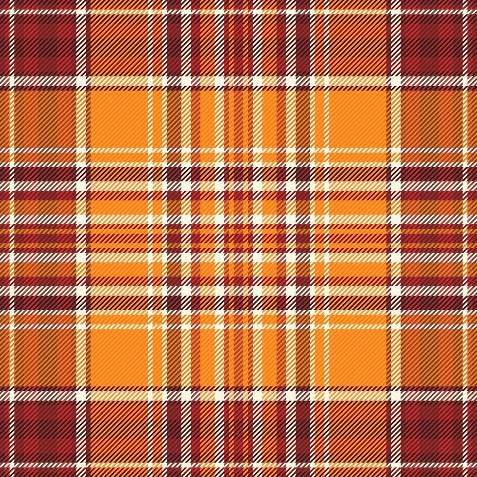 Stoff prüfen Muster von Vektor Hintergrund Tartan mit ein nahtlos Plaid Textil- Textur.