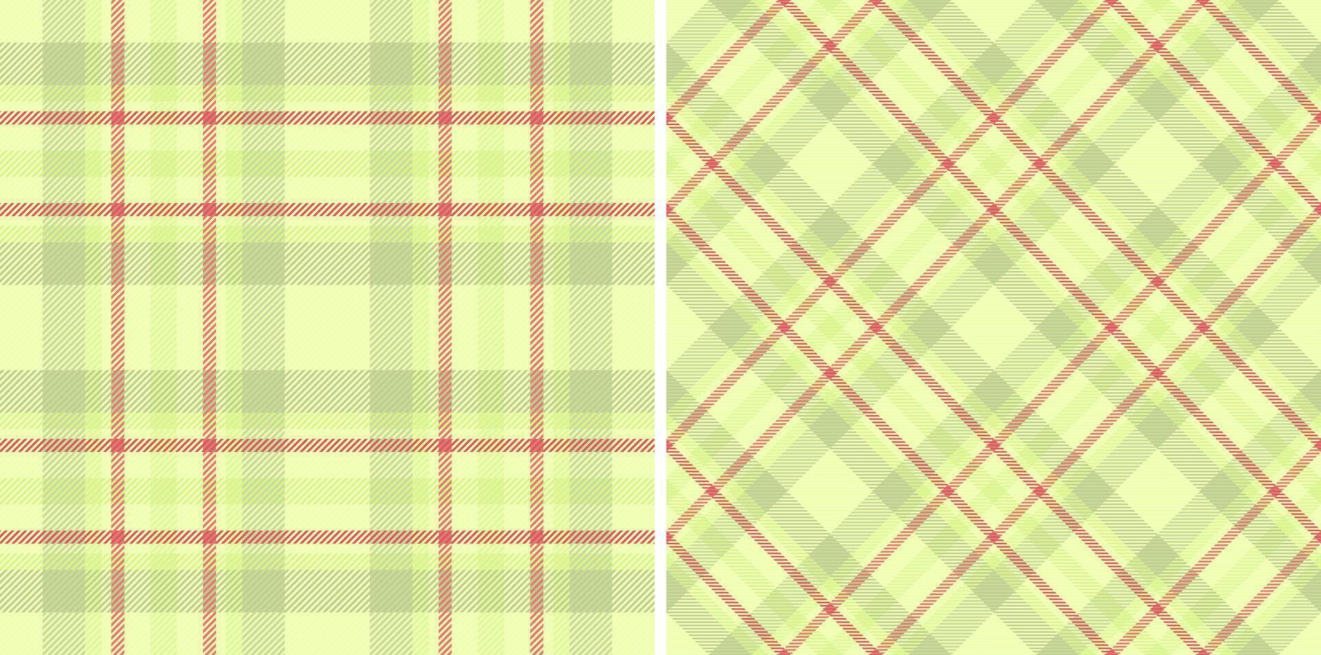 Textur Vektor Muster von nahtlos Textil- prüfen mit ein Tartan Plaid Hintergrund Stoff.