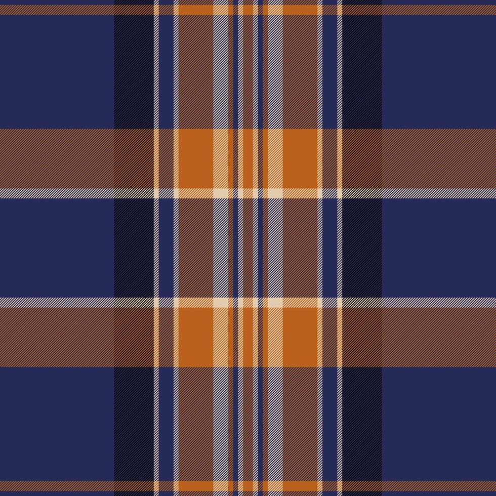 Vektor prüfen Hintergrund von Muster Textil- Plaid mit ein Textur Stoff Tartan nahtlos.