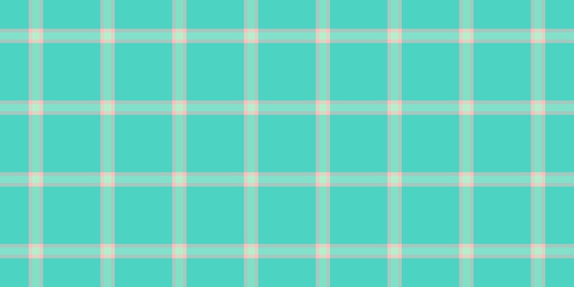 Kleid Textur prüfen Textil, Sanft Tartan Muster Stoff. prüft Hintergrund nahtlos Vektor Plaid im blaugrün und Pastell- Farben.