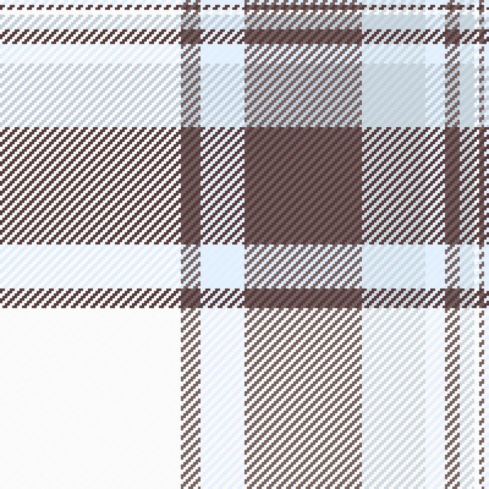 Hintergrund Textur Stoff von Vektor Textil- nahtlos mit ein Plaid Muster Tartan überprüfen.