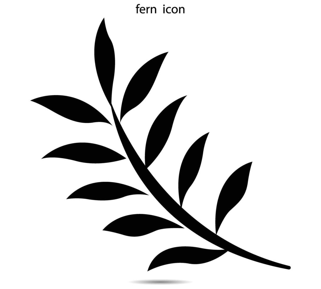 Farn Symbol, Vektor Illustrator