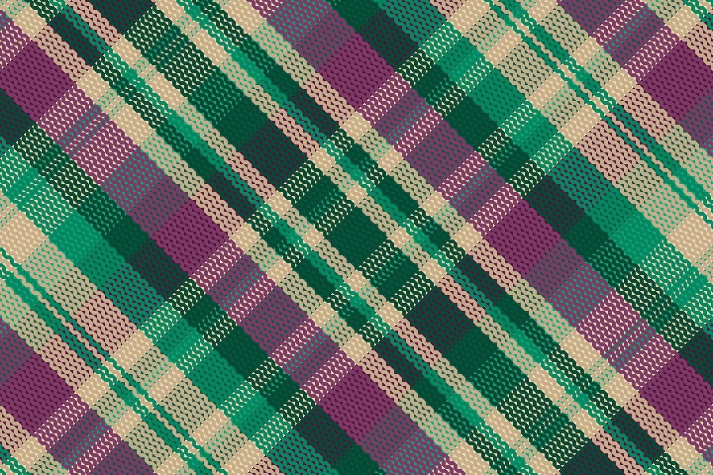 Tartan-Plaidmuster mit Textur und warmer Farbe. vektor