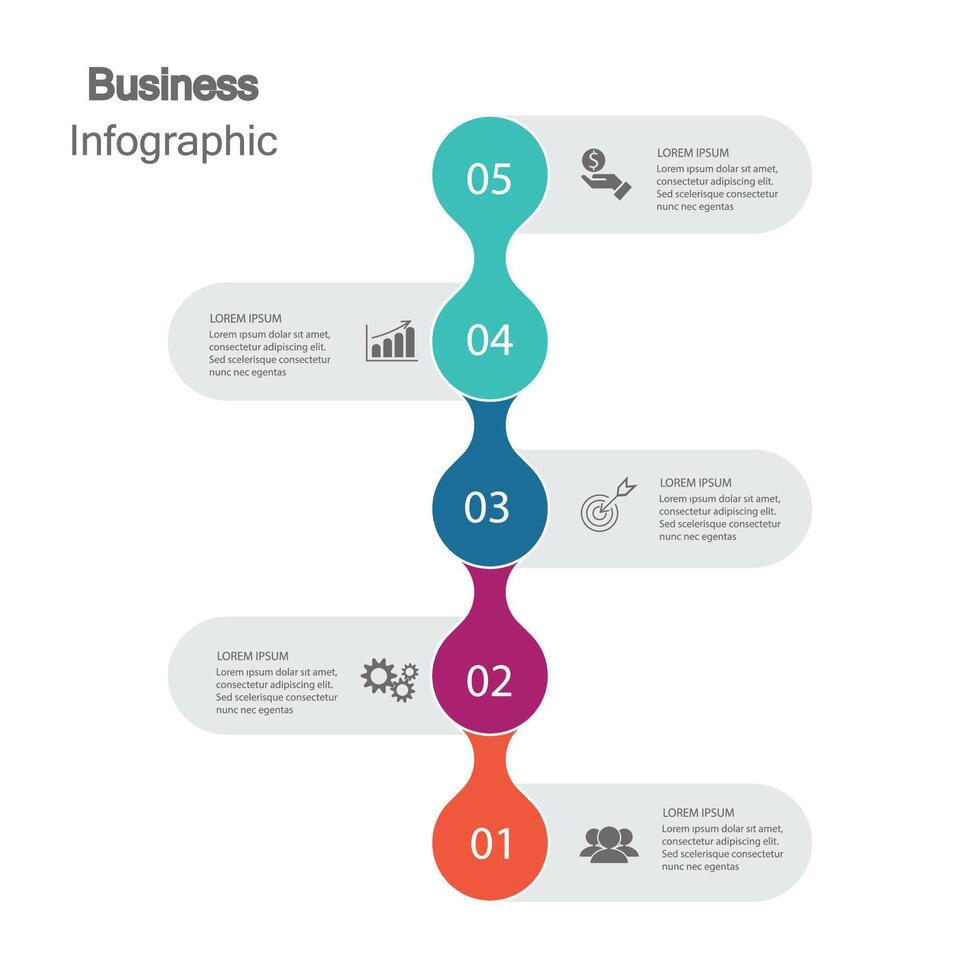 infographic vektor, Graf. presentation. företag koncept, delar, steg, processer. visualisering av infographic data. börja mall. - vektor