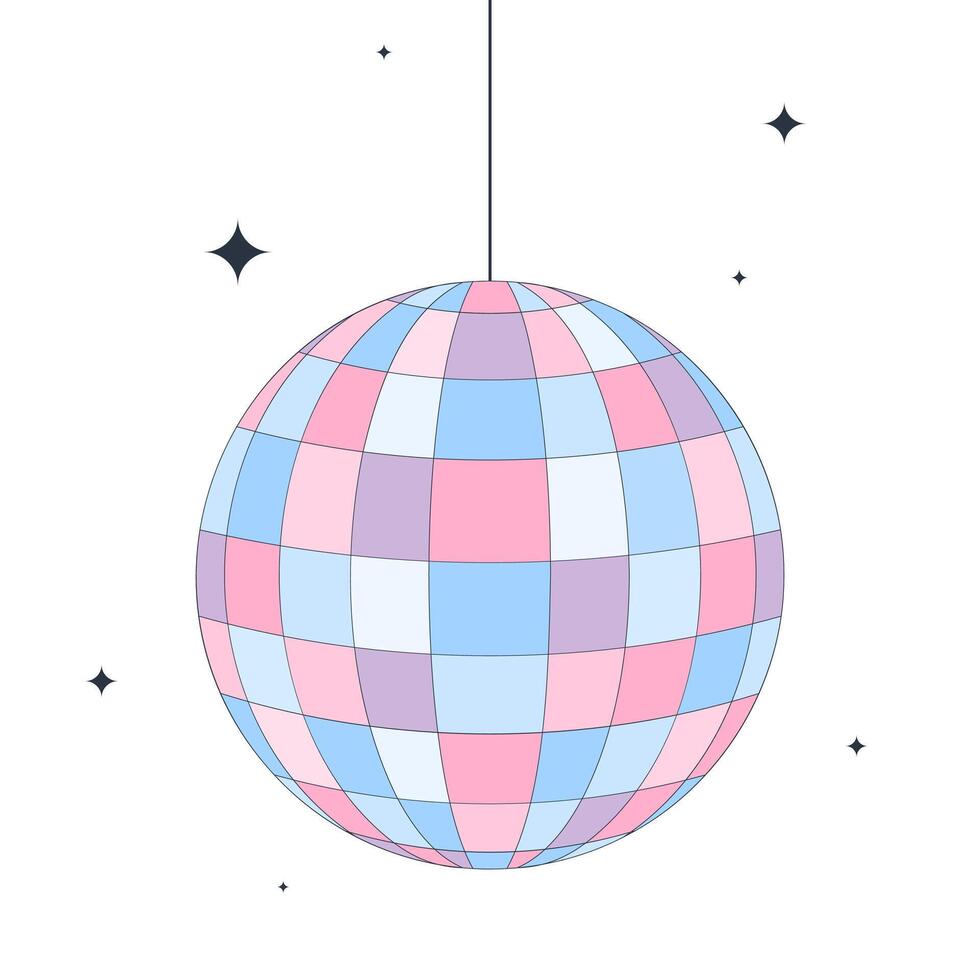 disko boll illustration vektor