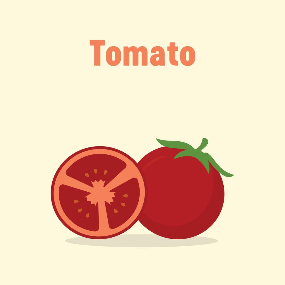 Tomate modern Vektor Symbol Illustration