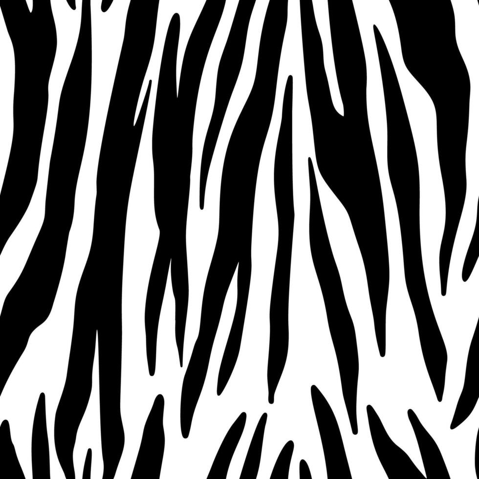 zebra hud, djur- skriva ut sömlös mönster vektor