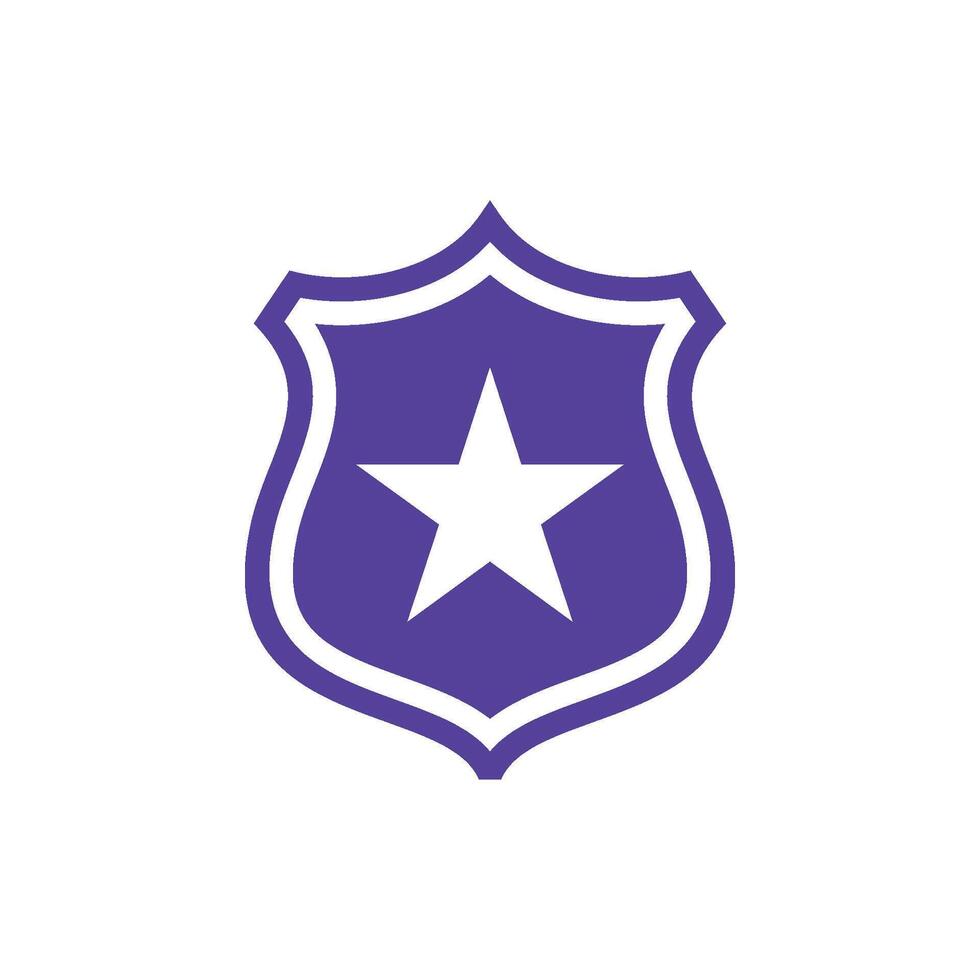 Stern Schild Piktogramm Symbol Logo Vorlage Illustration Design vektor