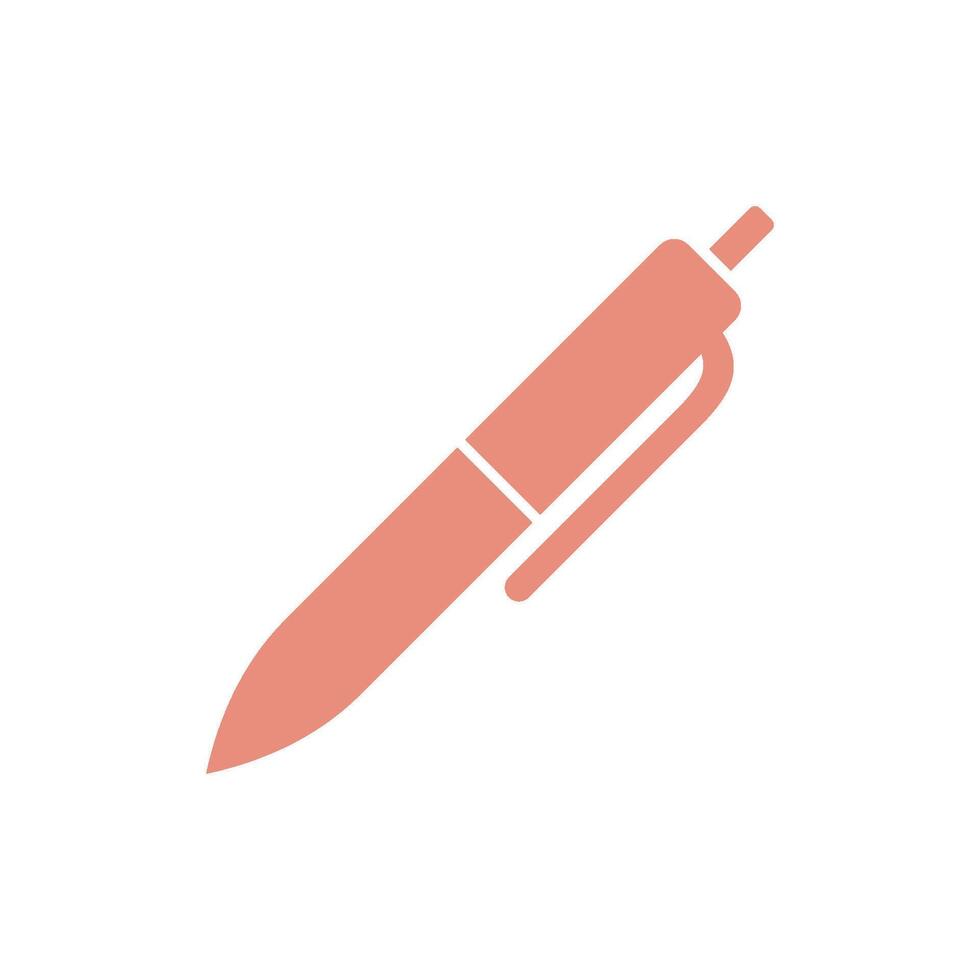 penna ikon vektor mall illustration design