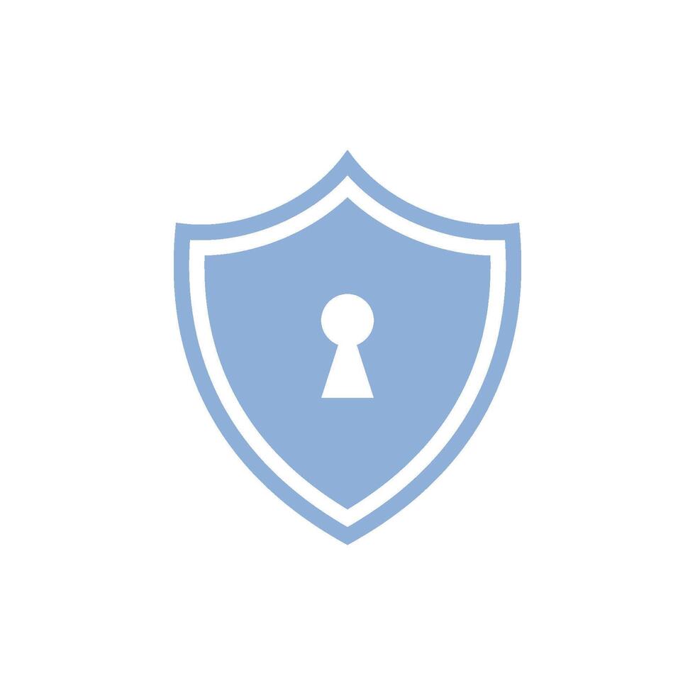 Schlüsselloch Schild Piktogramm Symbol Vektor Logo Vorlage