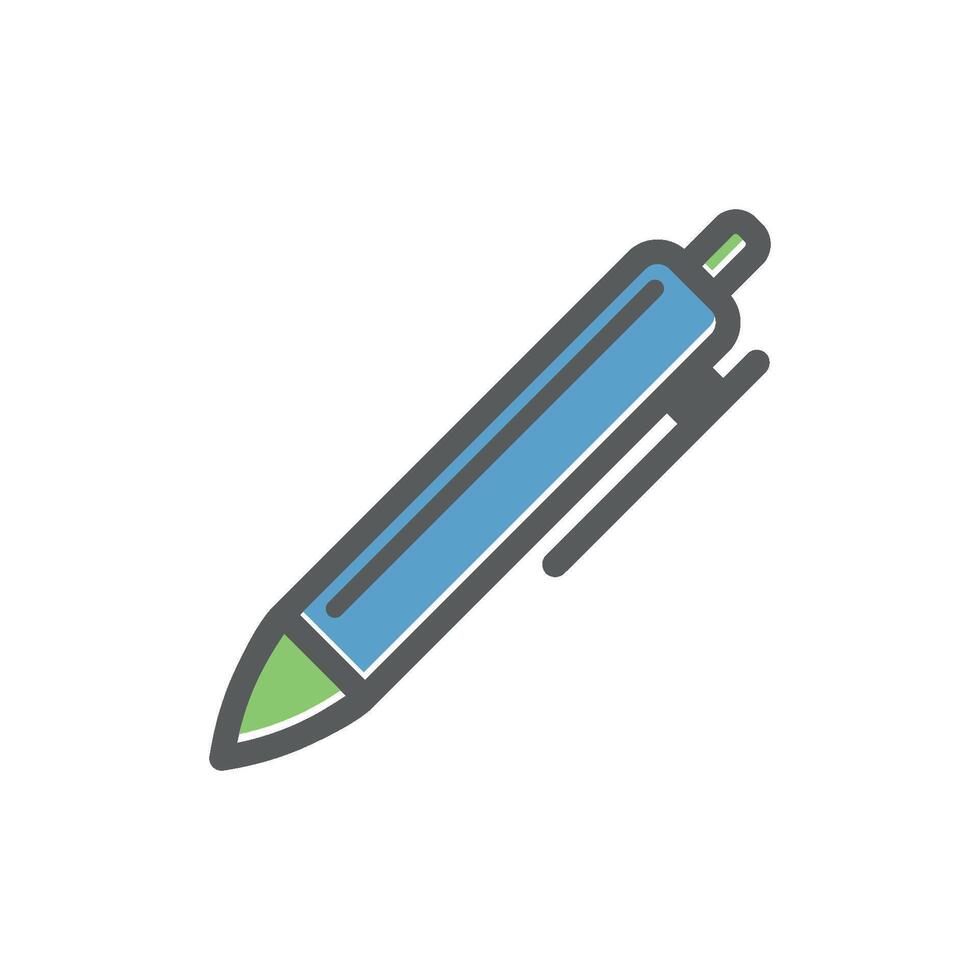 penna ikon vektor mall illustration design