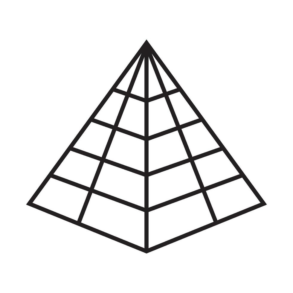 Pyramide Symbol Vektor