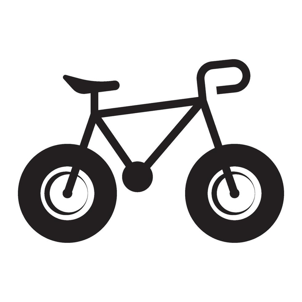 fixie cykel ikon vektor