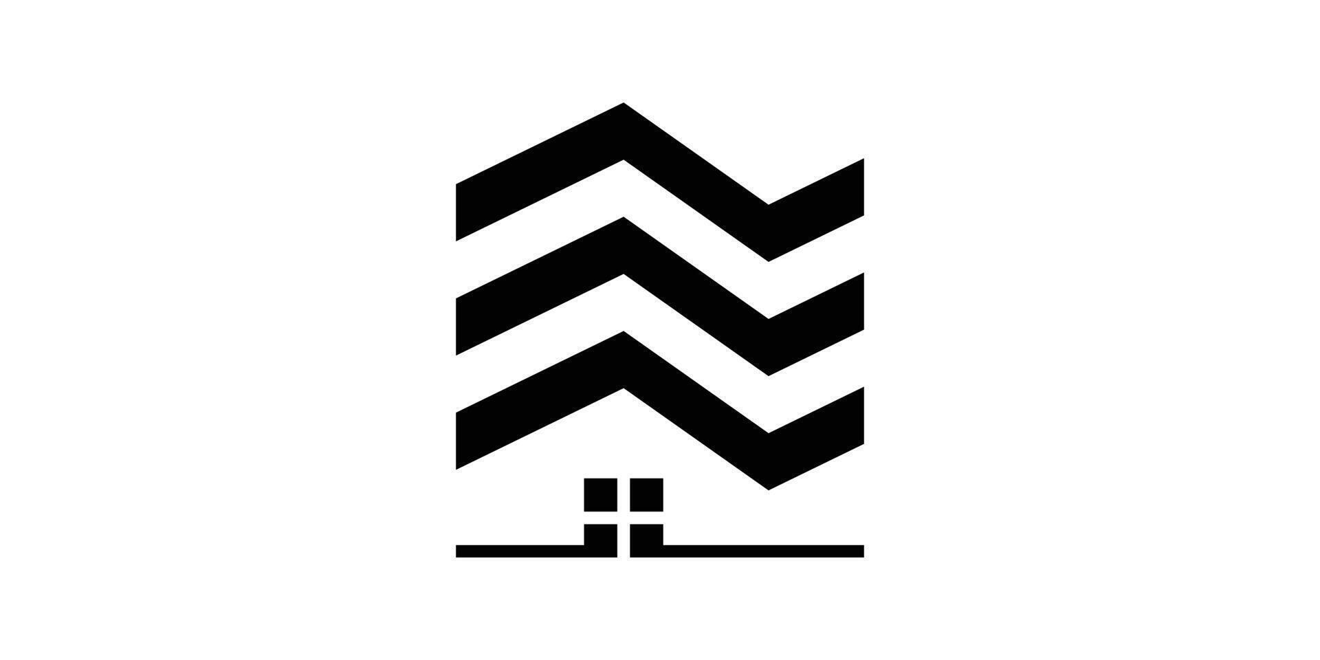 logotyp design för investering hus, byggnad kontor, logotyp design mallar, symboler, kreativ idéer. vektor