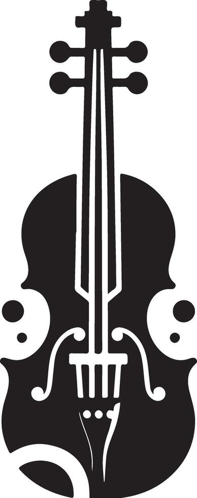 Violine Vektor Kunst Symbol, Clip Art, Symbol, Silhouette 15