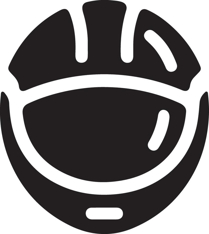 minimal motorcykel hjälm ikon, svart Färg vektor silhuett, vit bakgrund 26