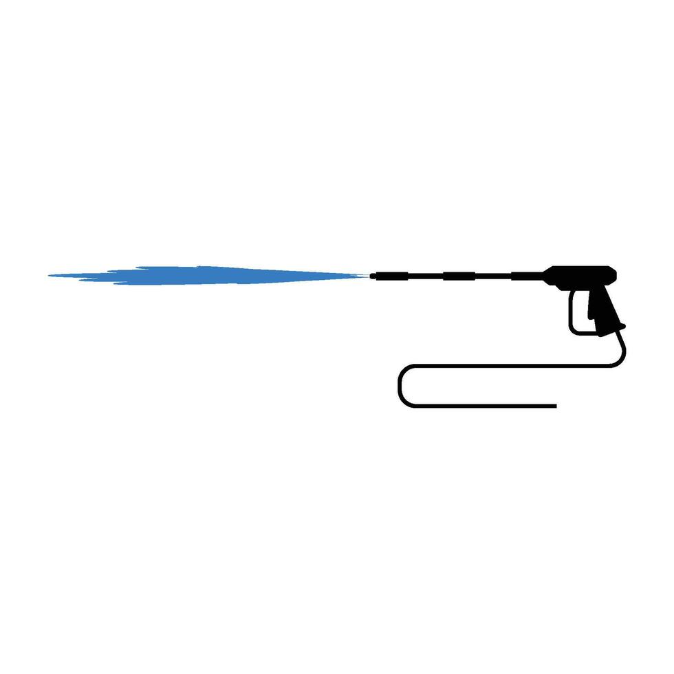 hög tryck vatten pistol ikon vektor