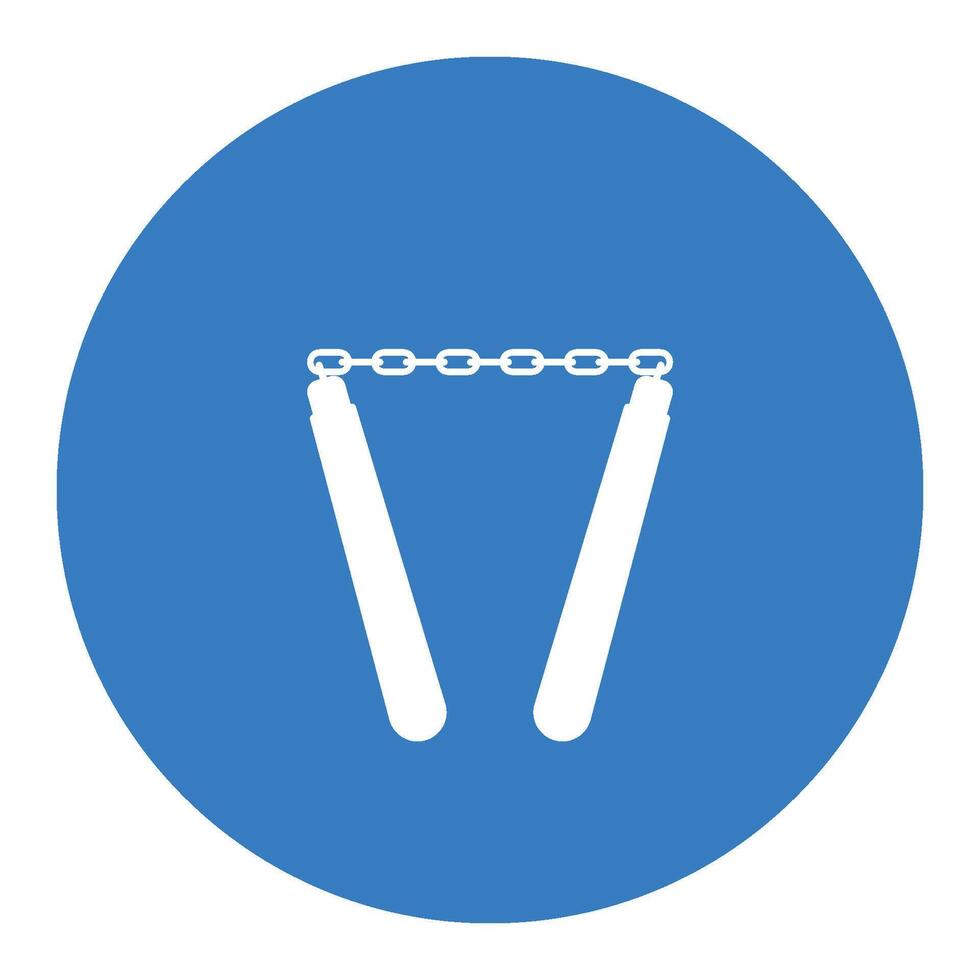 Nunchaku Symbol vektor