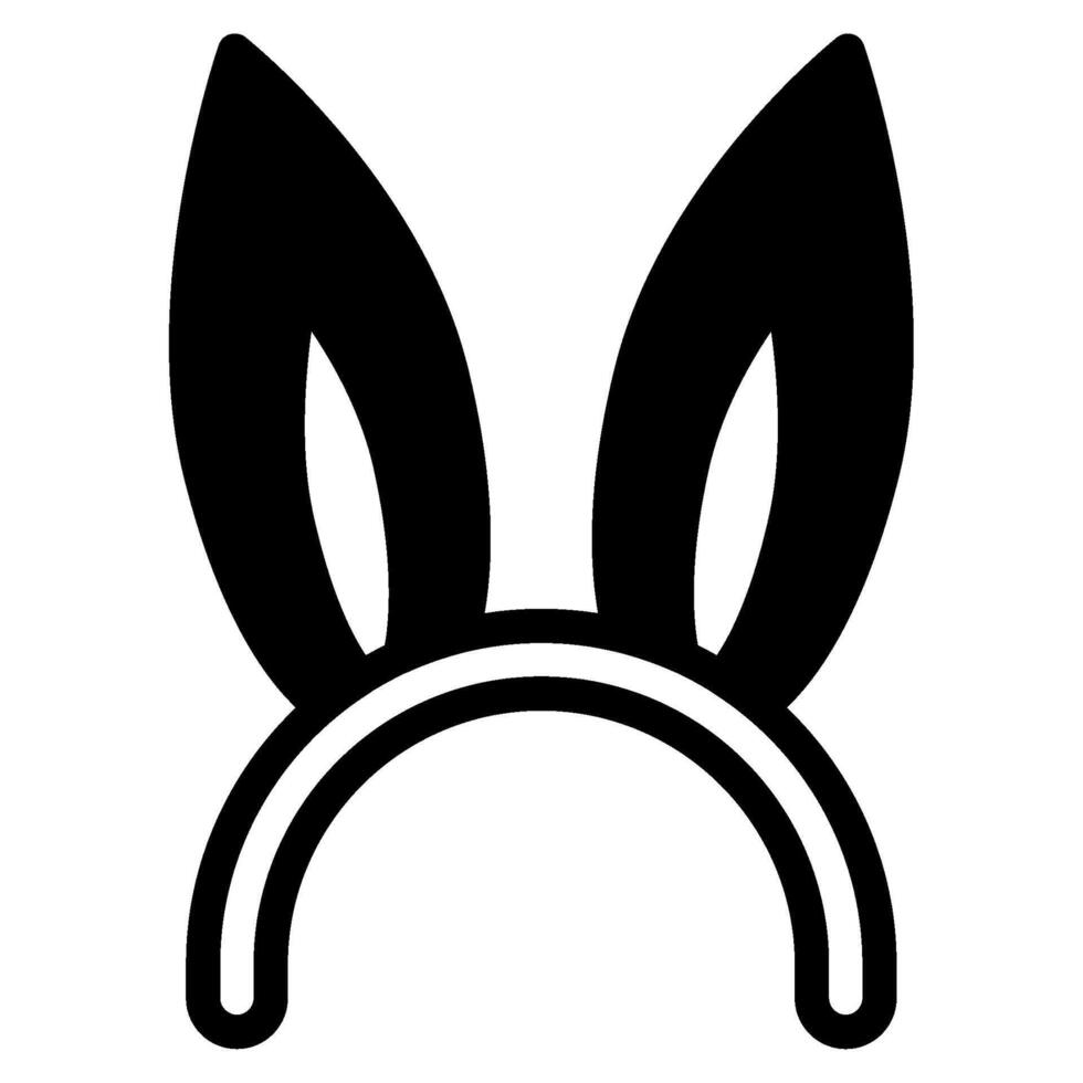 påsk kanin öron ikon för webb, app, infografik, etc vektor