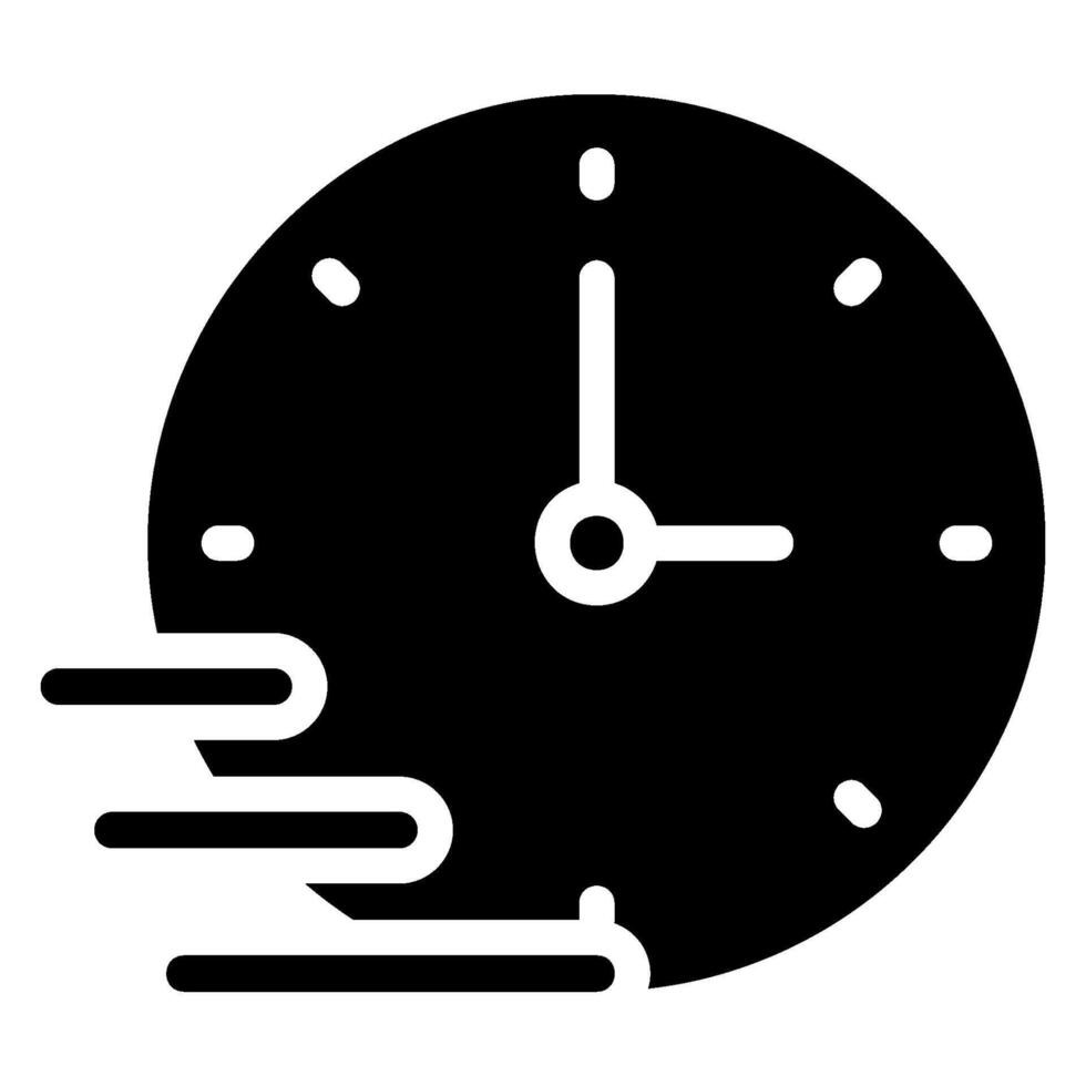 Timer-Glyphe-Symbol vektor