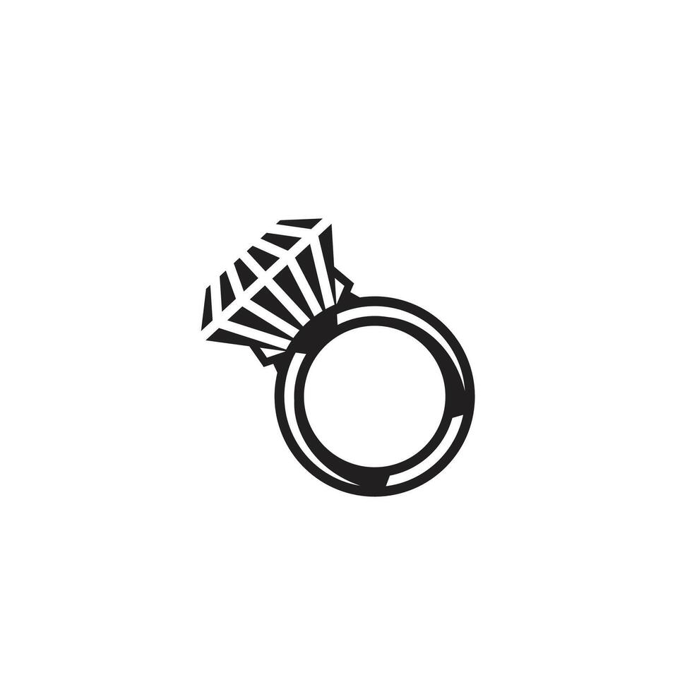 Vektor Illustration von Diamant Schmuck Logo Symbol zum das Handel Industrie und Kunst Sammler