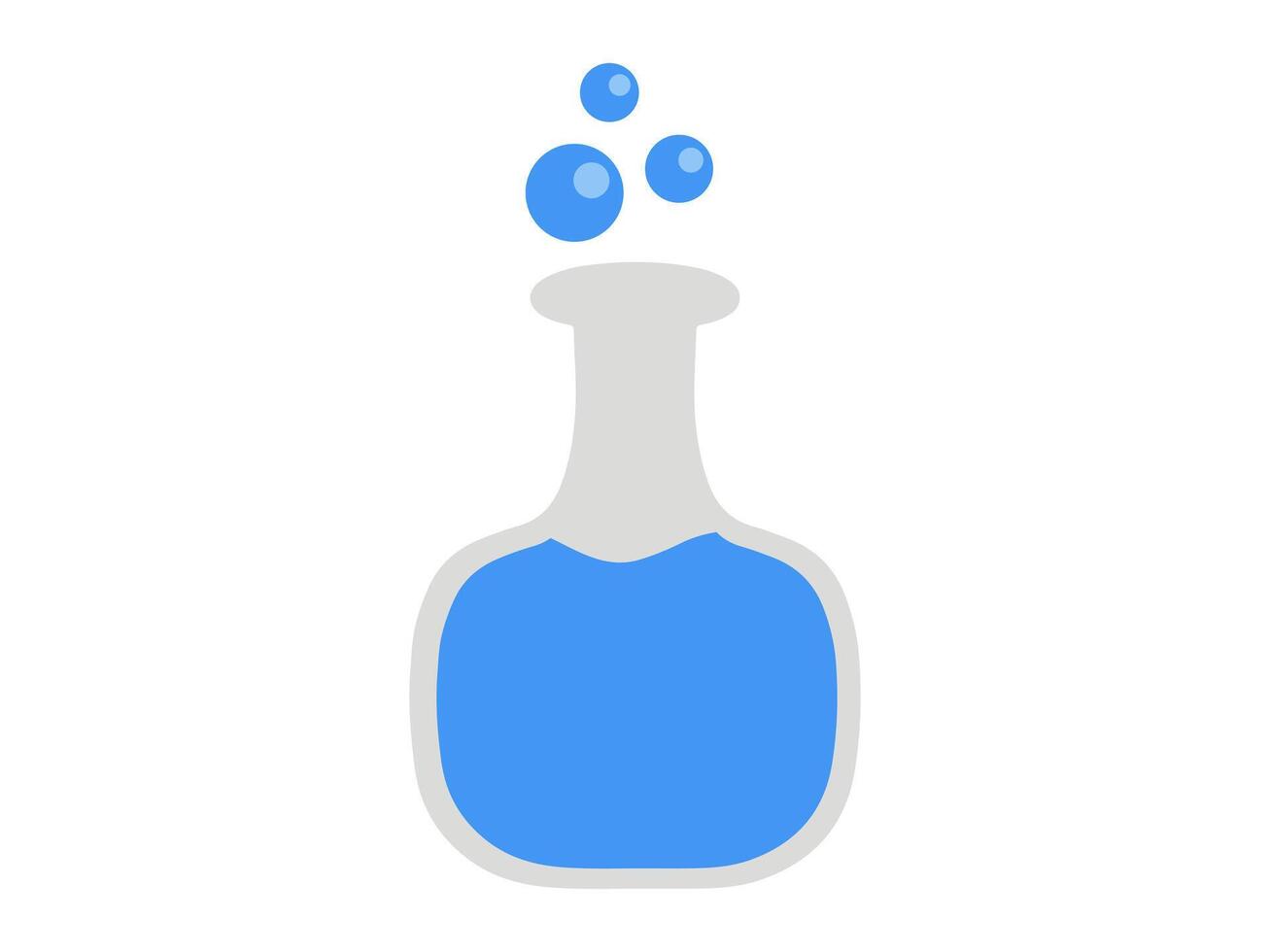 glas med blå vatten illustration vektor