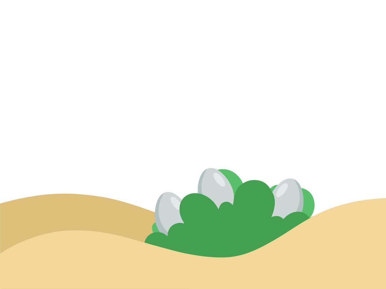 Ostern Eier Grün Gras Illustration vektor