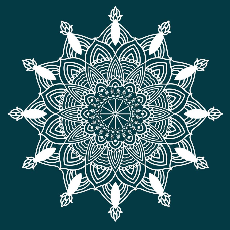 Luxus-Mandala-Design vektor